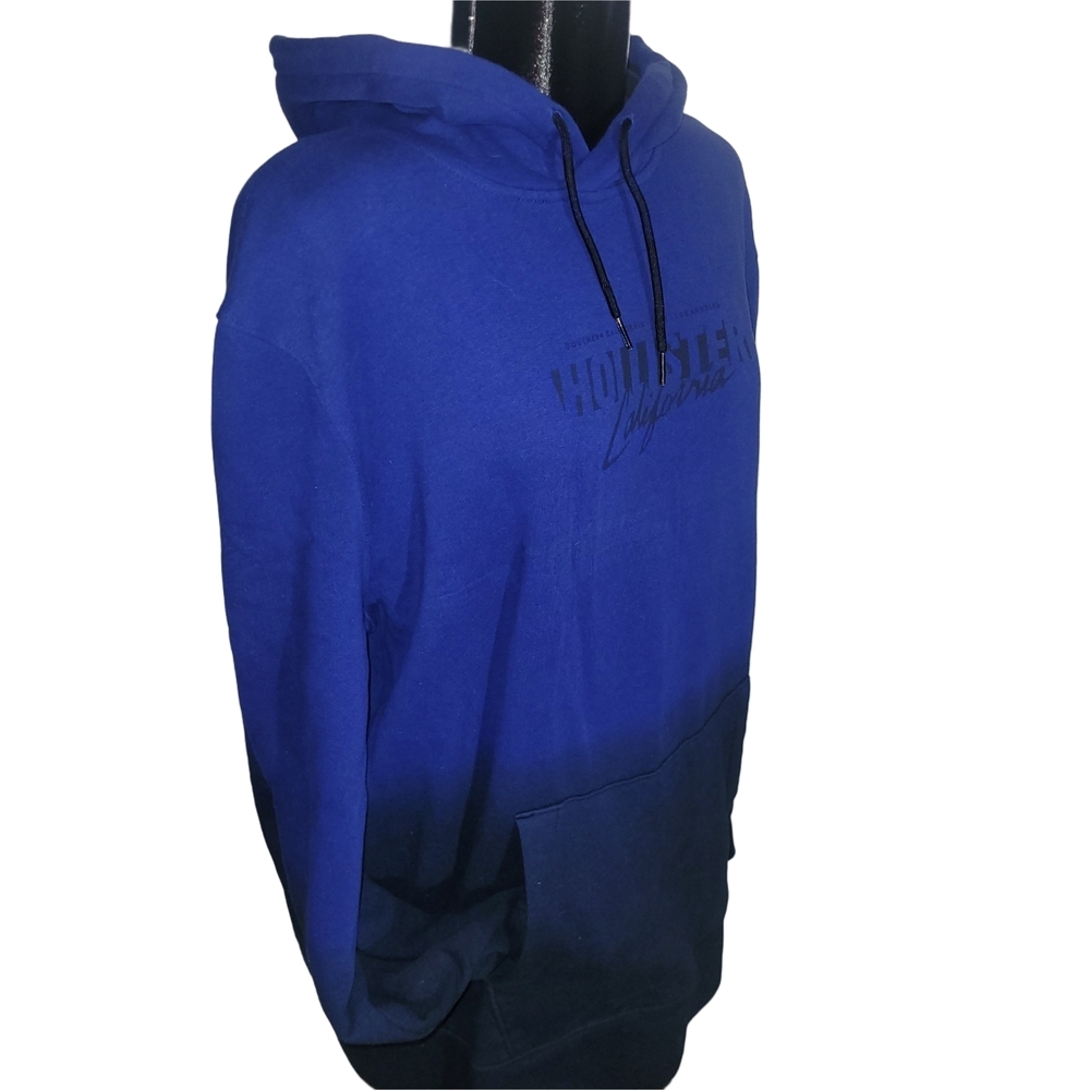 Hollister Blue Ombre Men's Hoodie XXL